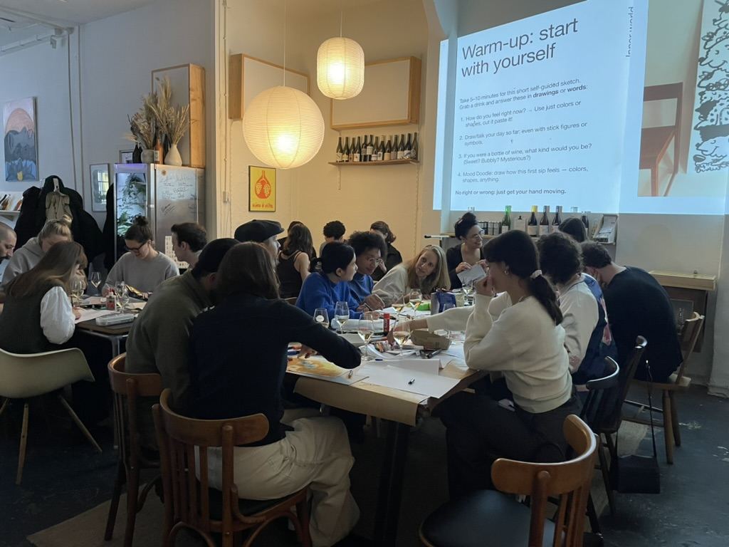 Doodle for Singles — social drawing evening in Amsterdam